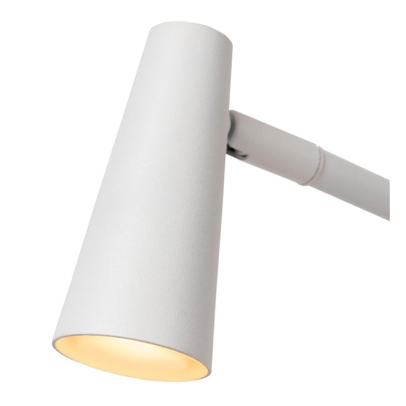 Lucide STIRLING - Nabíjacia stojaca lampa - Batéria - LED Dim. - 1x3W 2700K - 3 StepDim - Biela